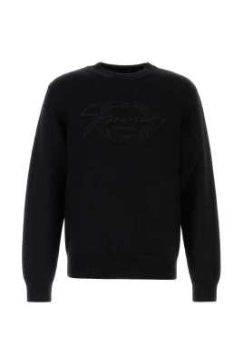 Broderad logotyp Crewneck-tröja