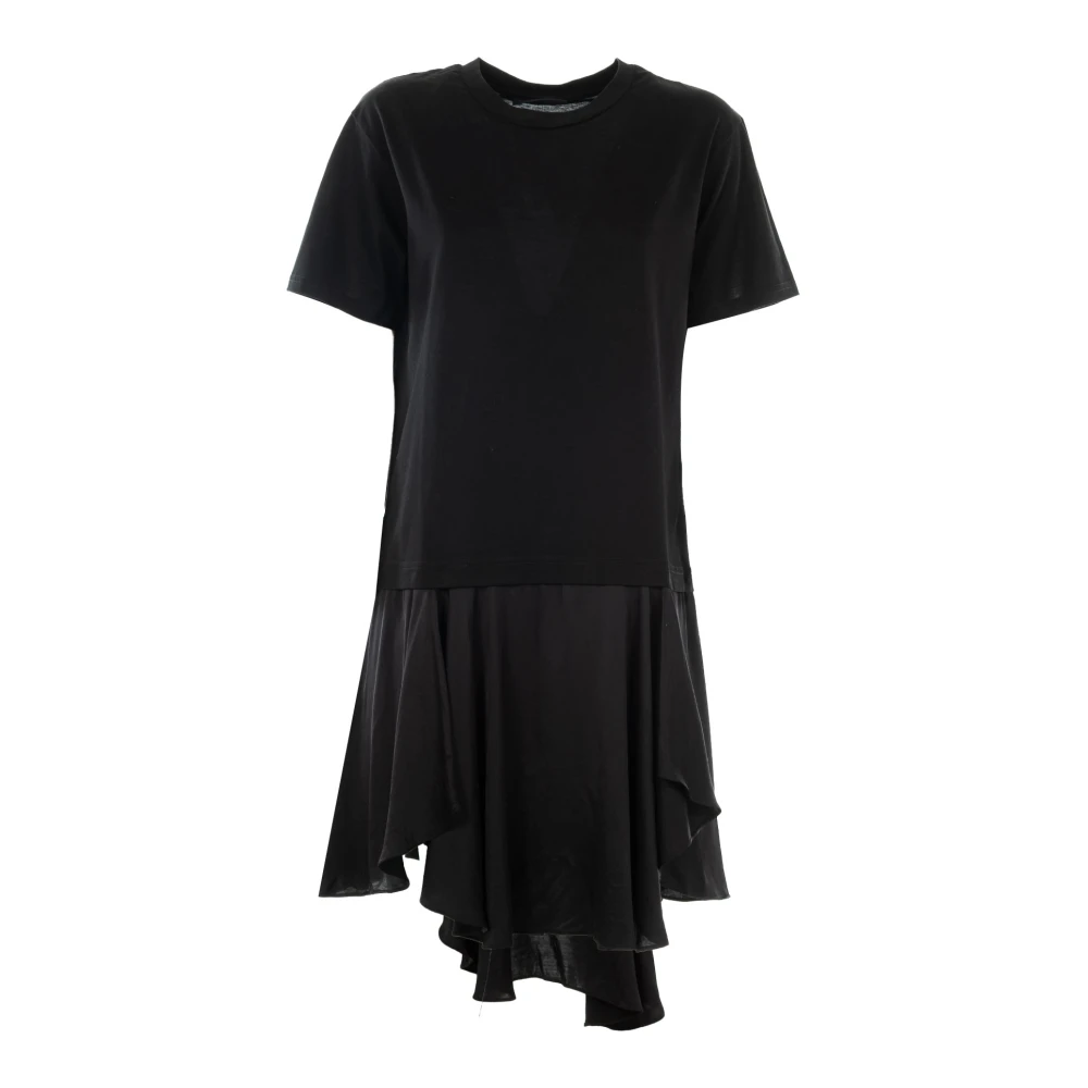 Diesel Zwarte denim korte jurk voor vrouwen Black Dames