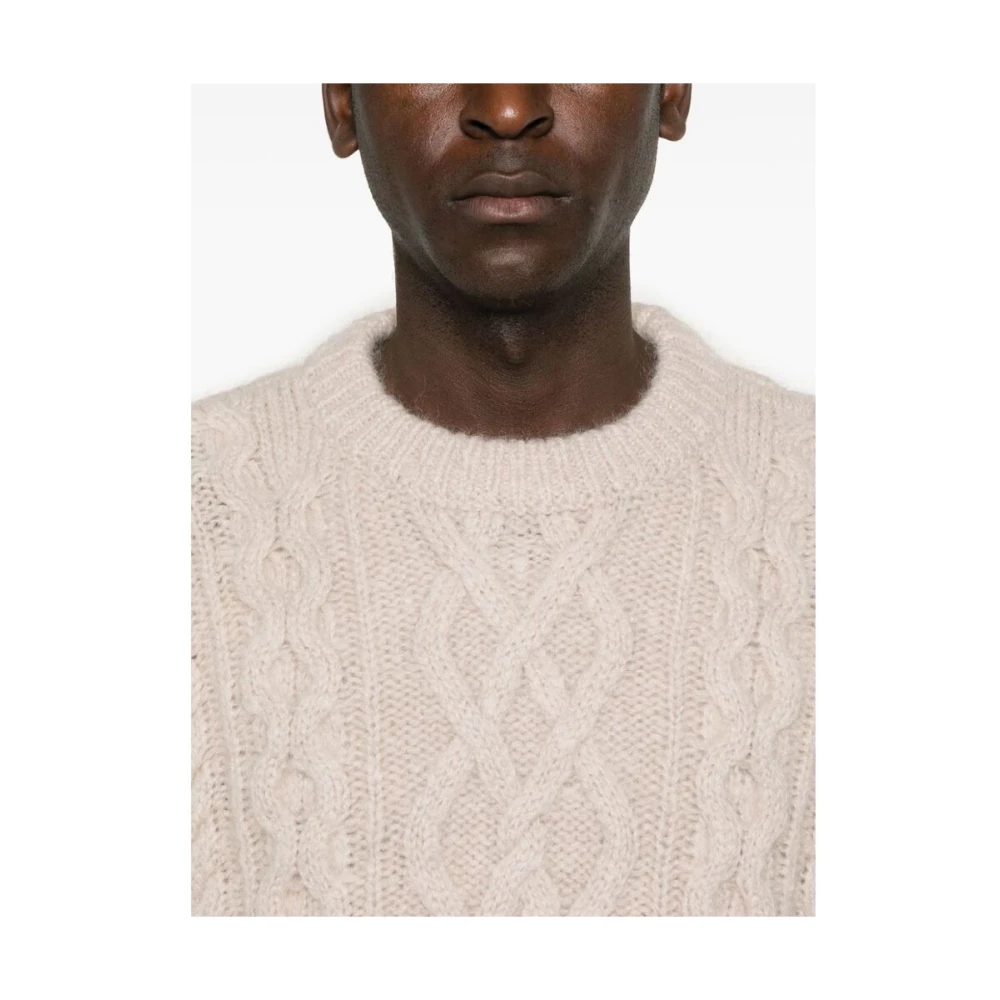 Isabel marant Beige Kabeltrui Pink Heren