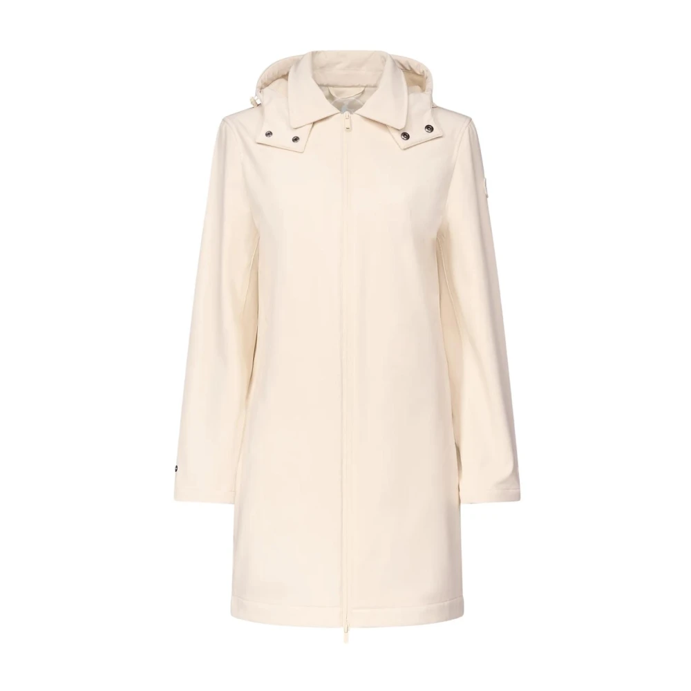 Jott Waterdichte Parka met Afneembare Capuchon Beige Dames