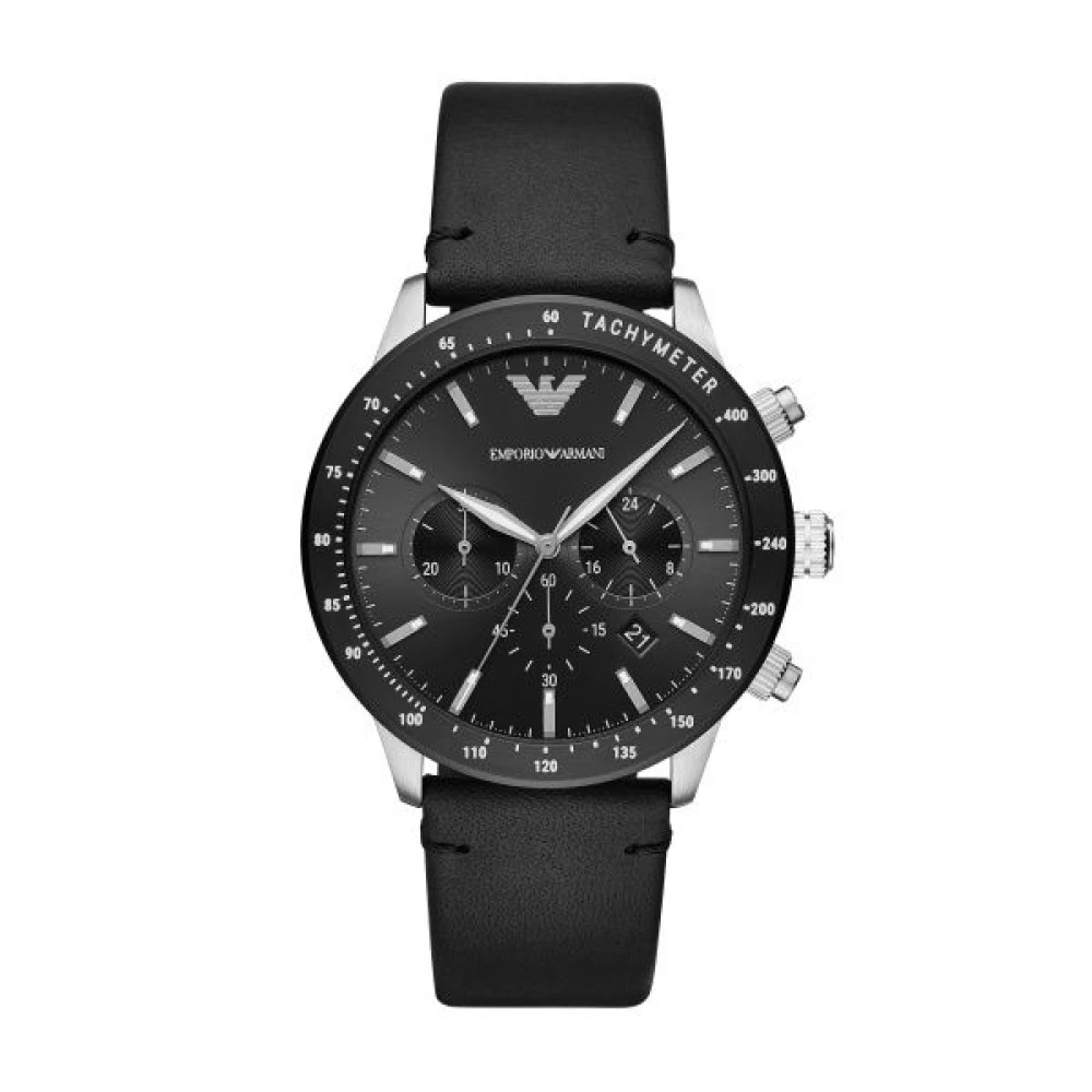 Emporio Armani Hombre Negro Accesorios, Talla: One Size