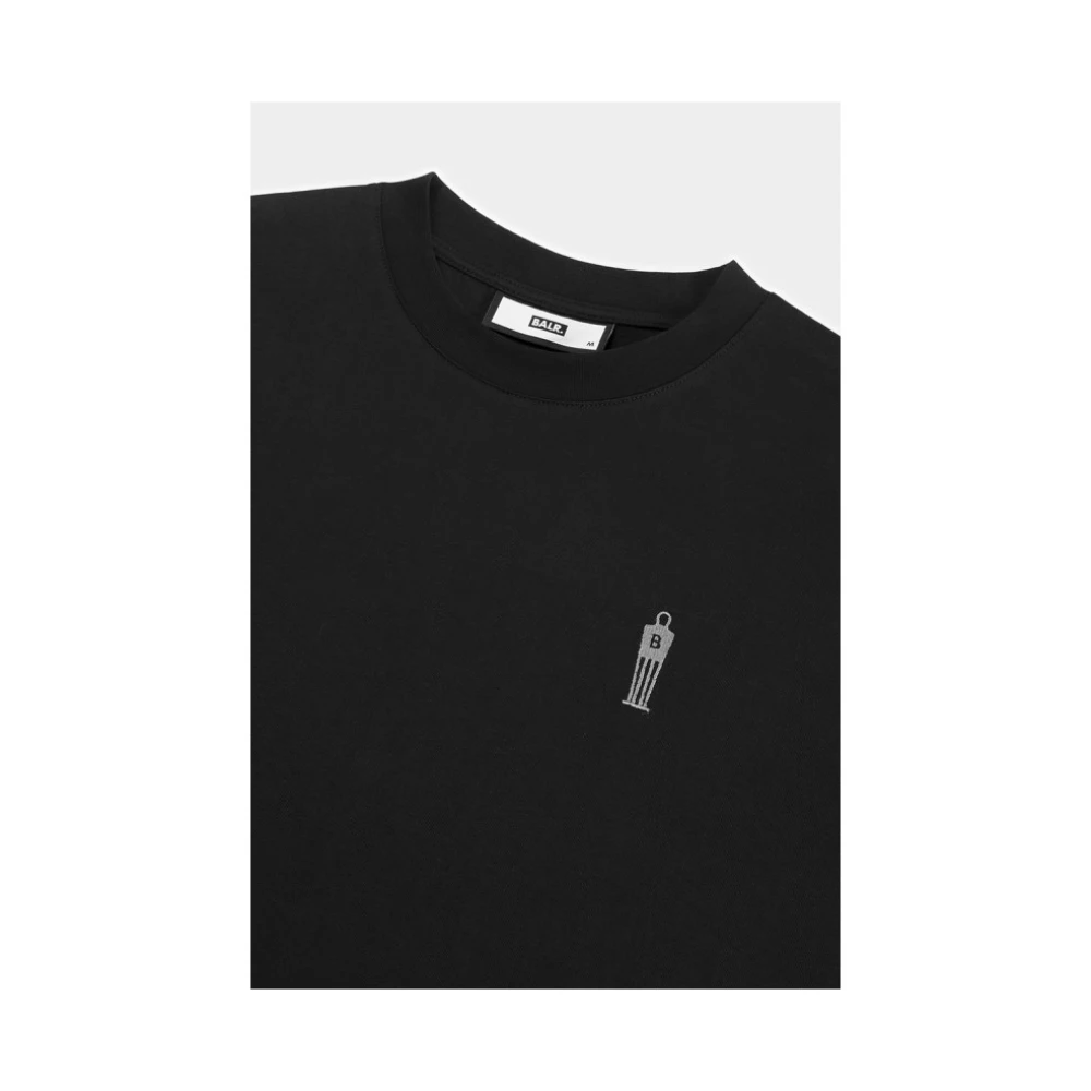 Balr. Box-fit katoenen t-shirt met logo Black Heren