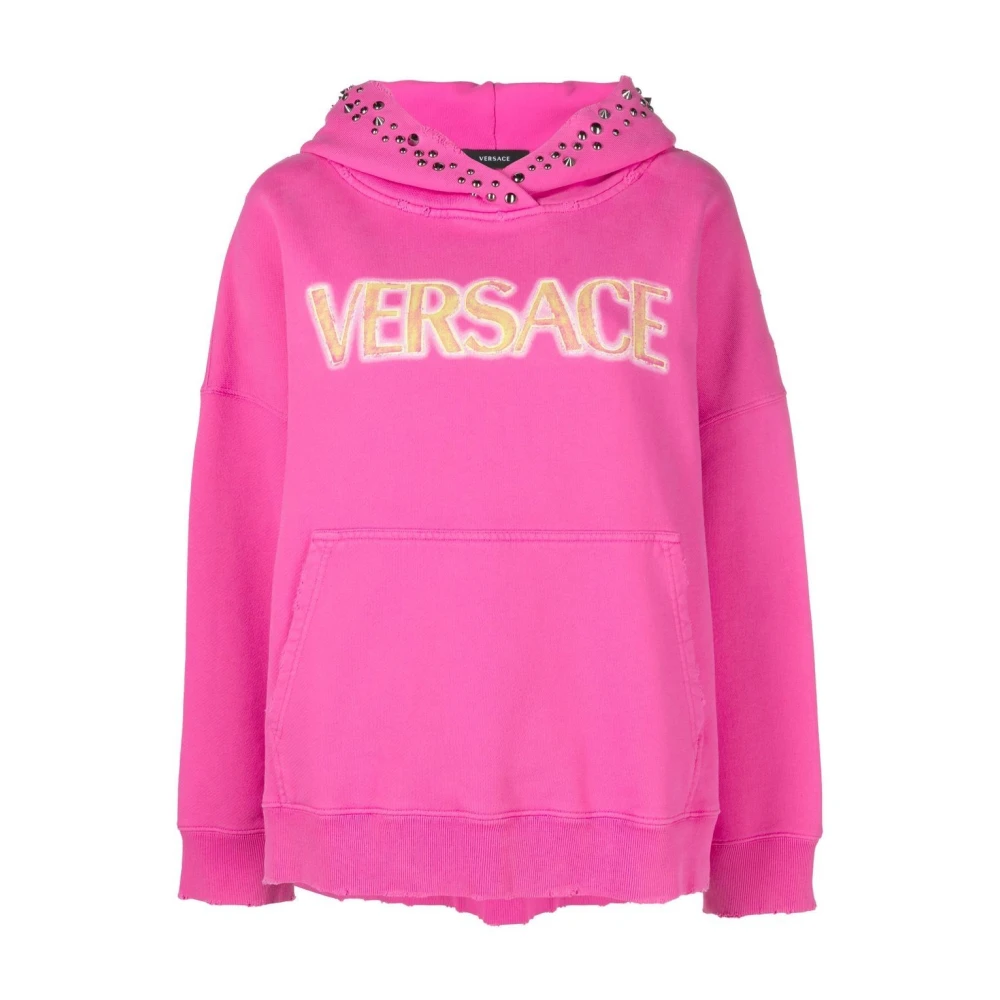 Versace Gezellige Stijlvolle Sweatshirt Pink Dames