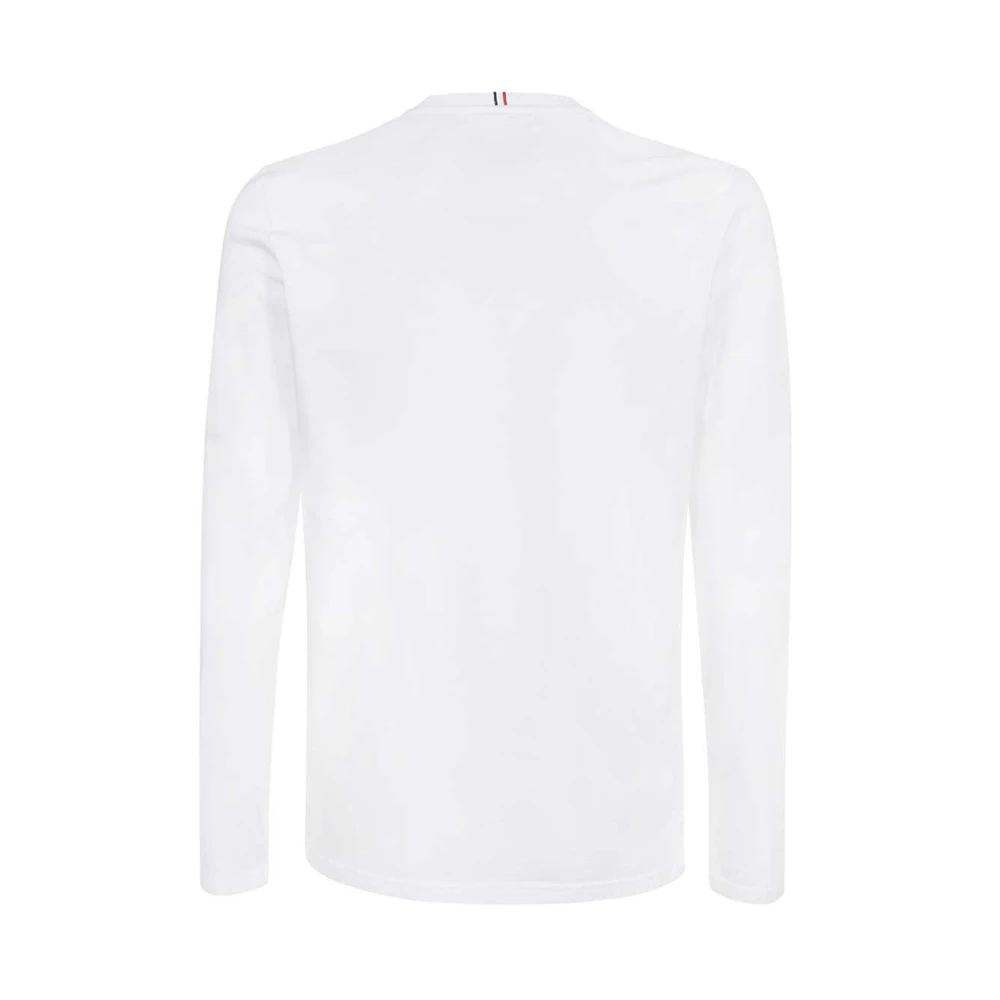 Les Deux Geribbeld Katoenen T-Shirt White Heren