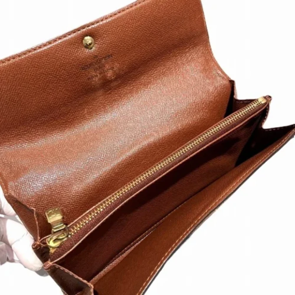 Louis Vuitton Vintage Pre-owned Canvas wallets Brown Dames