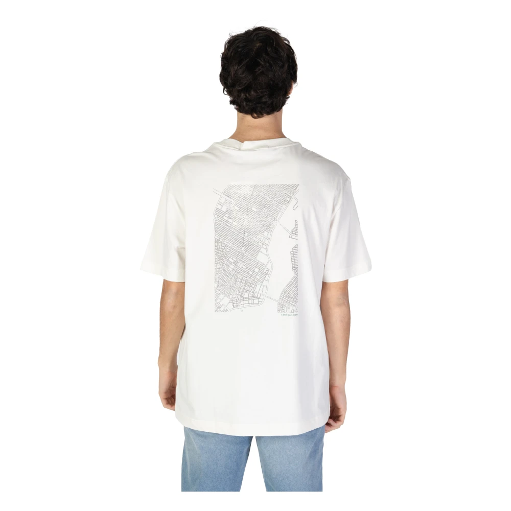 Calvin Klein Jeans Katoenen Heren T-shirt en Polo Beige Heren