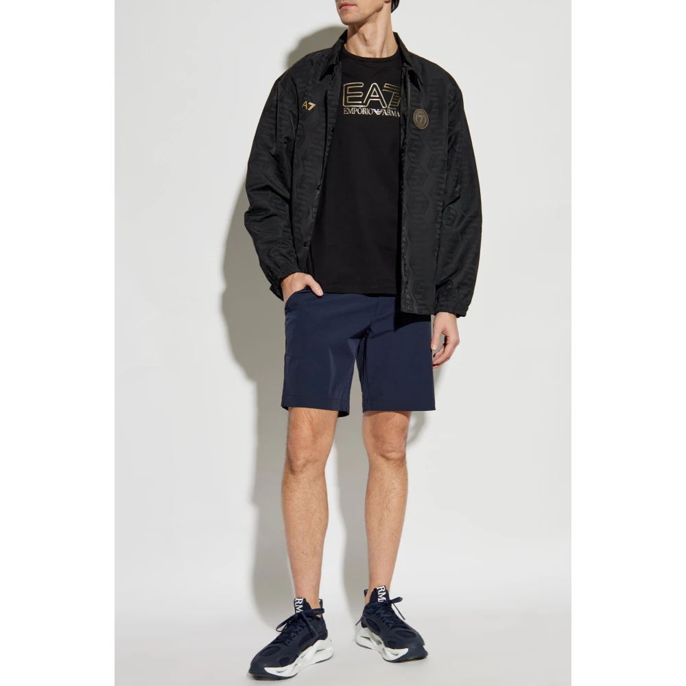 Emporio Armani EA7 T-shirt uit de collectie Black Heren