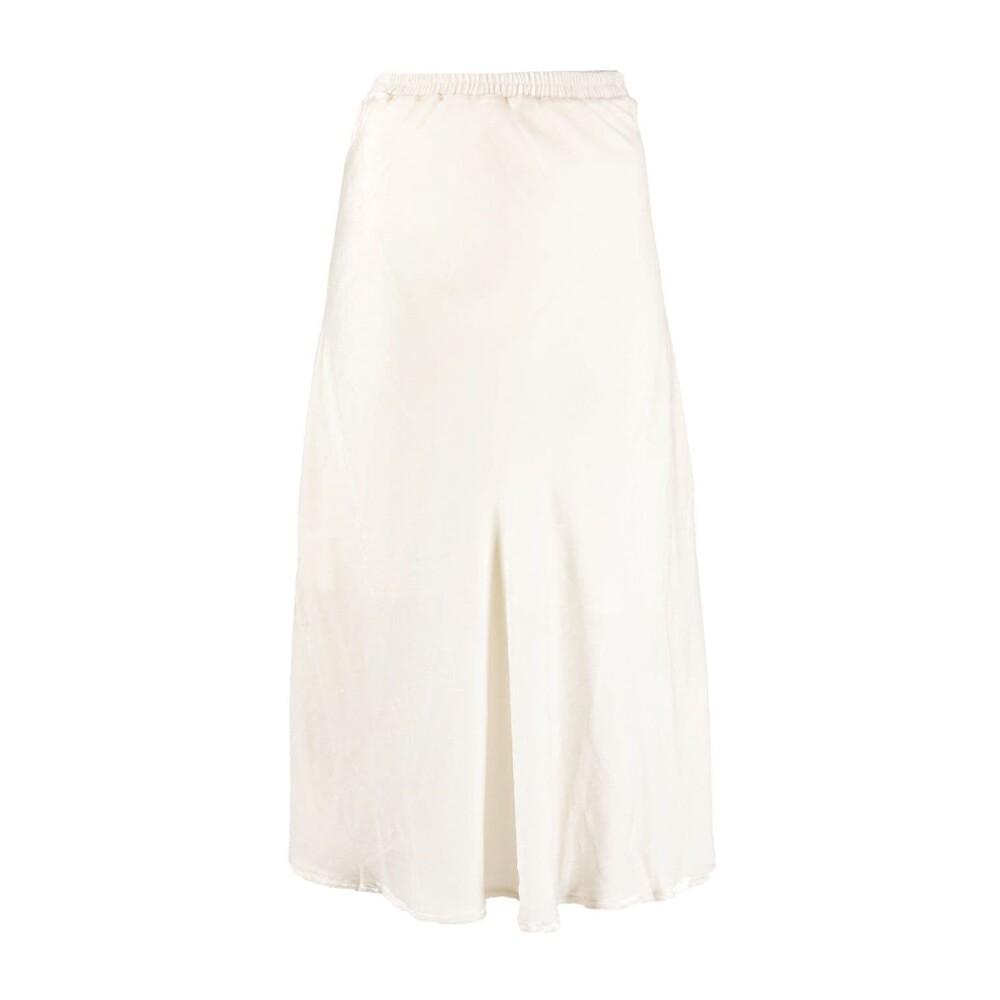 Light Grey Silk Blend Skirt with Pleat Detailing Gold Hawk Women s Fashion Miinto