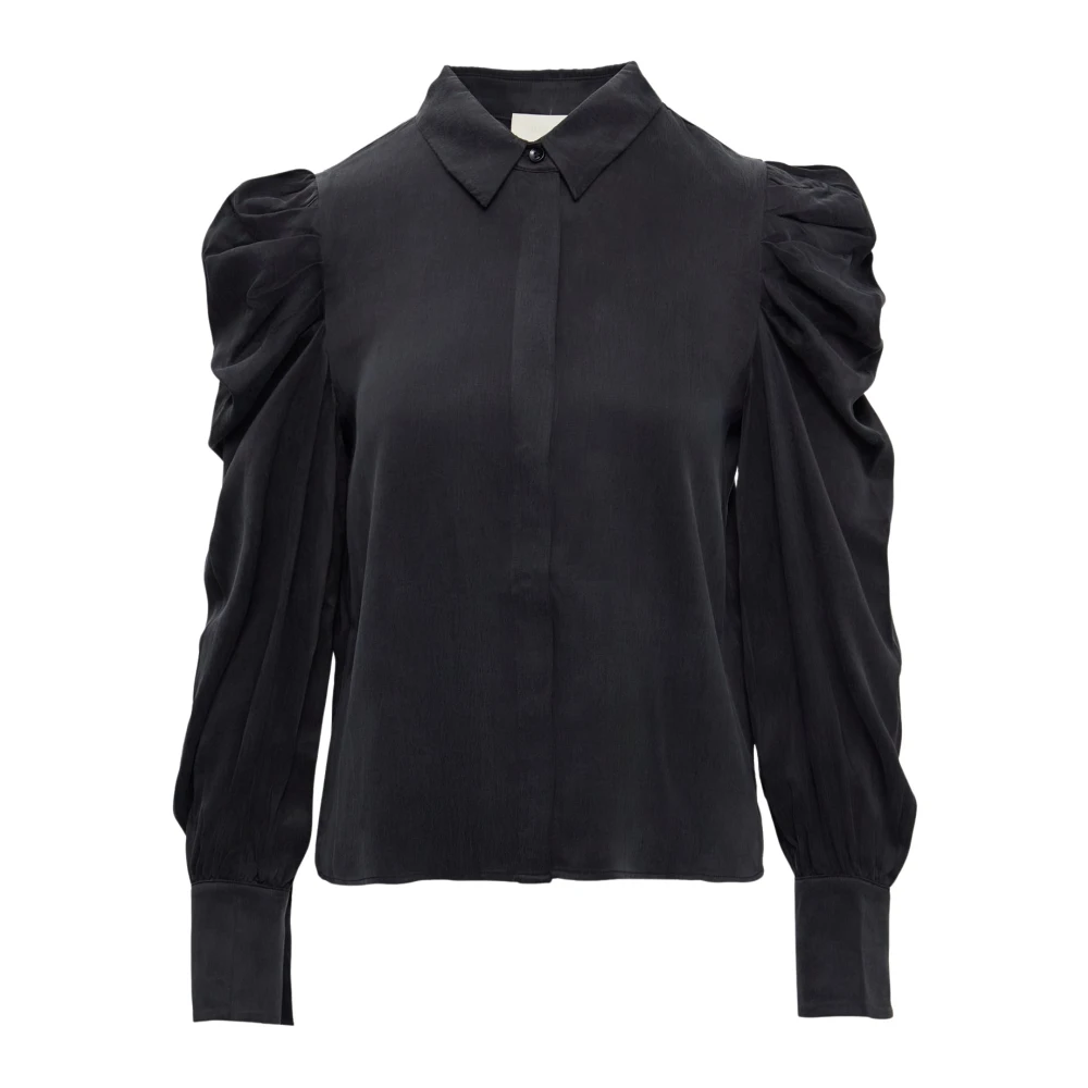 Wakakuu Icons Elegante Lyon Blouse voor Vrouwen Black Dames