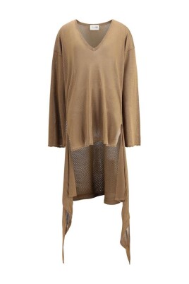 asymmetrical-openwork-mini-dress-with-wide-sleeves