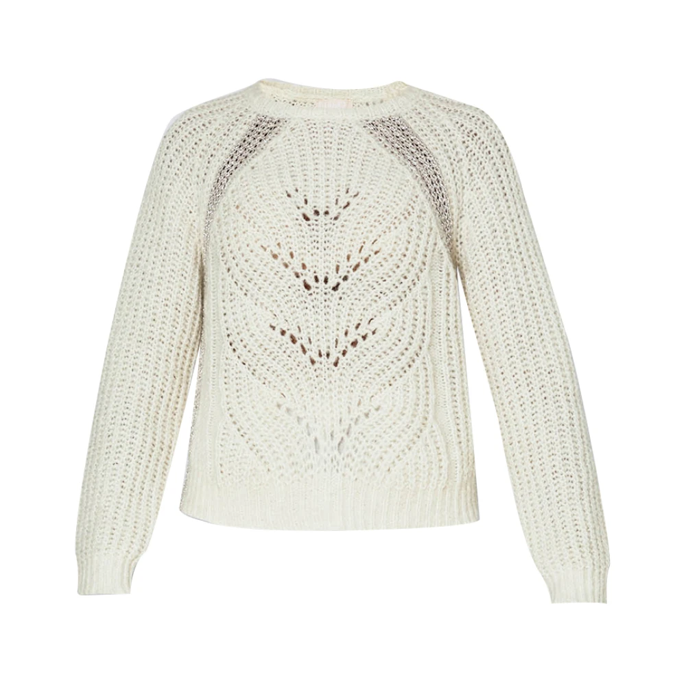 Liu Jo Witte Trui Elegant en veelzijdig White Dames