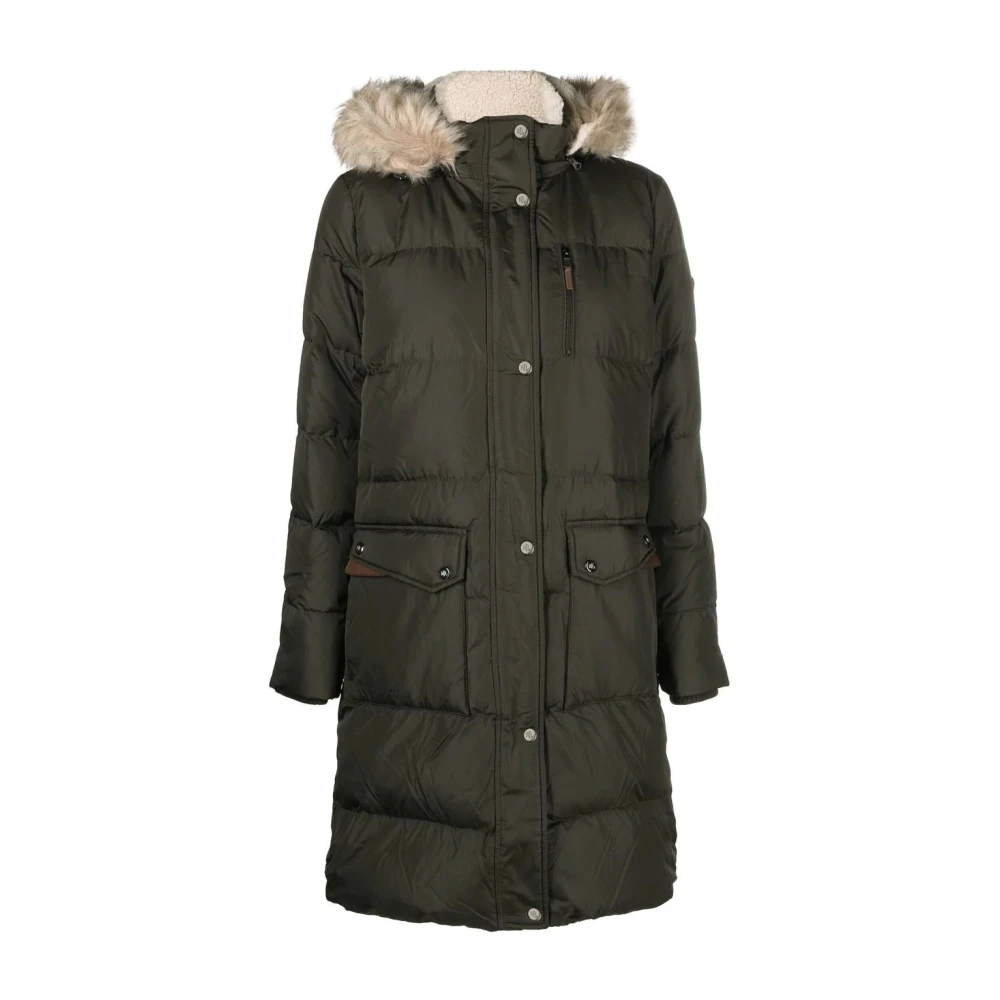 Ralph Lauren Geïsoleerde jas Green Dames
