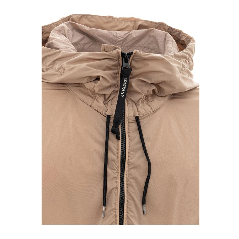 C.P. Company Beige Goggle Jas voor Mannen Beige Heren
