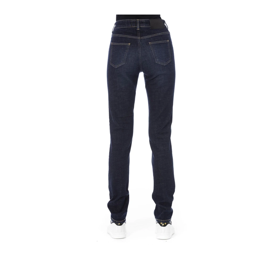 Baldinini Trendy Jeans met Logoknoop Blue Dames