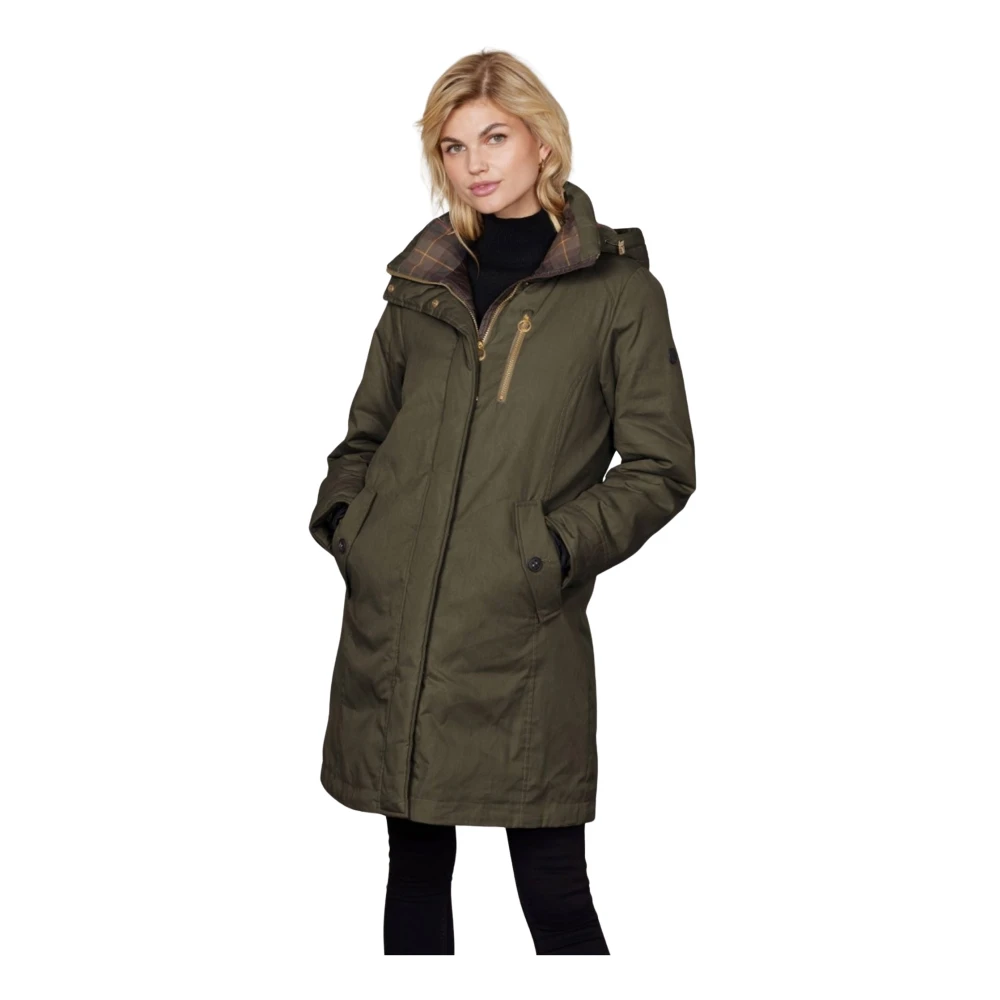 Junge Women's Green Parkas, 3XL, Parkas
