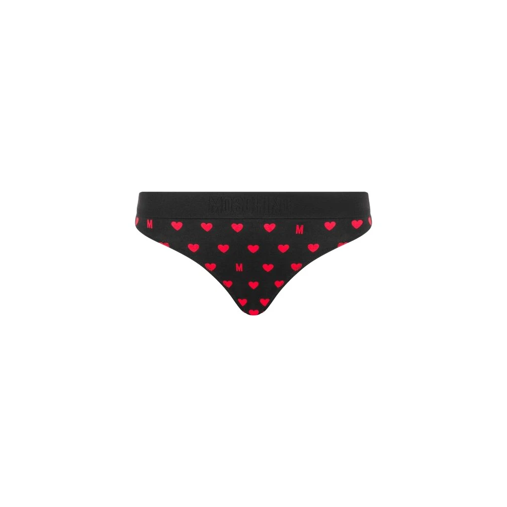 Moschino Women's Printed Stretch Cotton Jersey Briefs