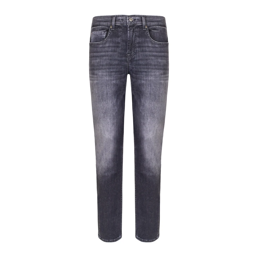 7 For All Mankind Zwarte Jeans Model Jsmxc340Ap Gray Heren