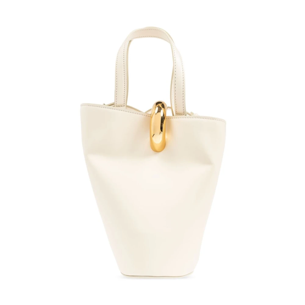 Jacquemus Stijlvolle witte handtas met afneembare band White Dames