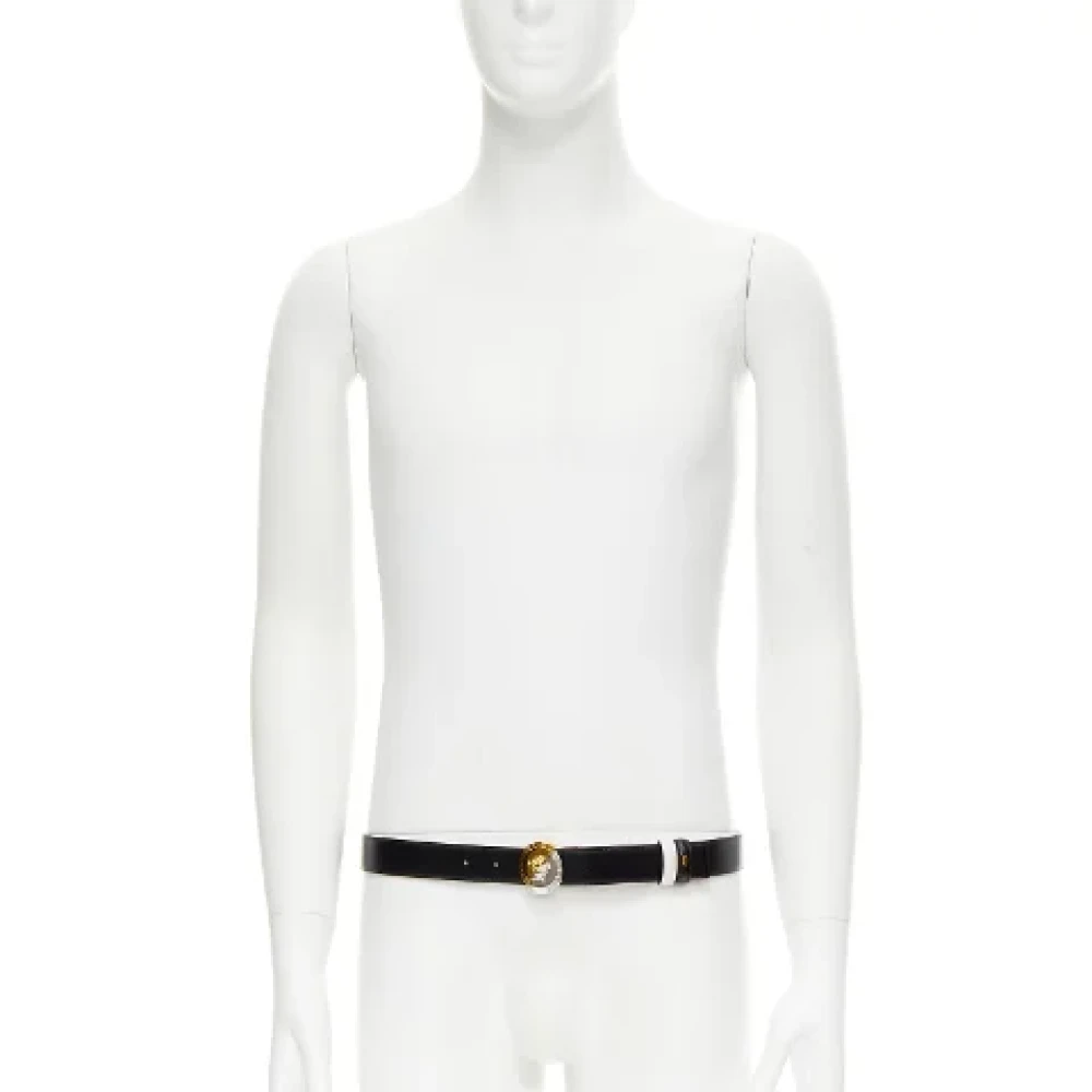 Versace Pre-owned Leather belts White Heren