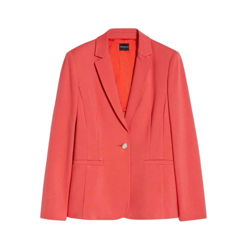 Pennyblack Koraalrode Elegante Blazer Jas Red Dames