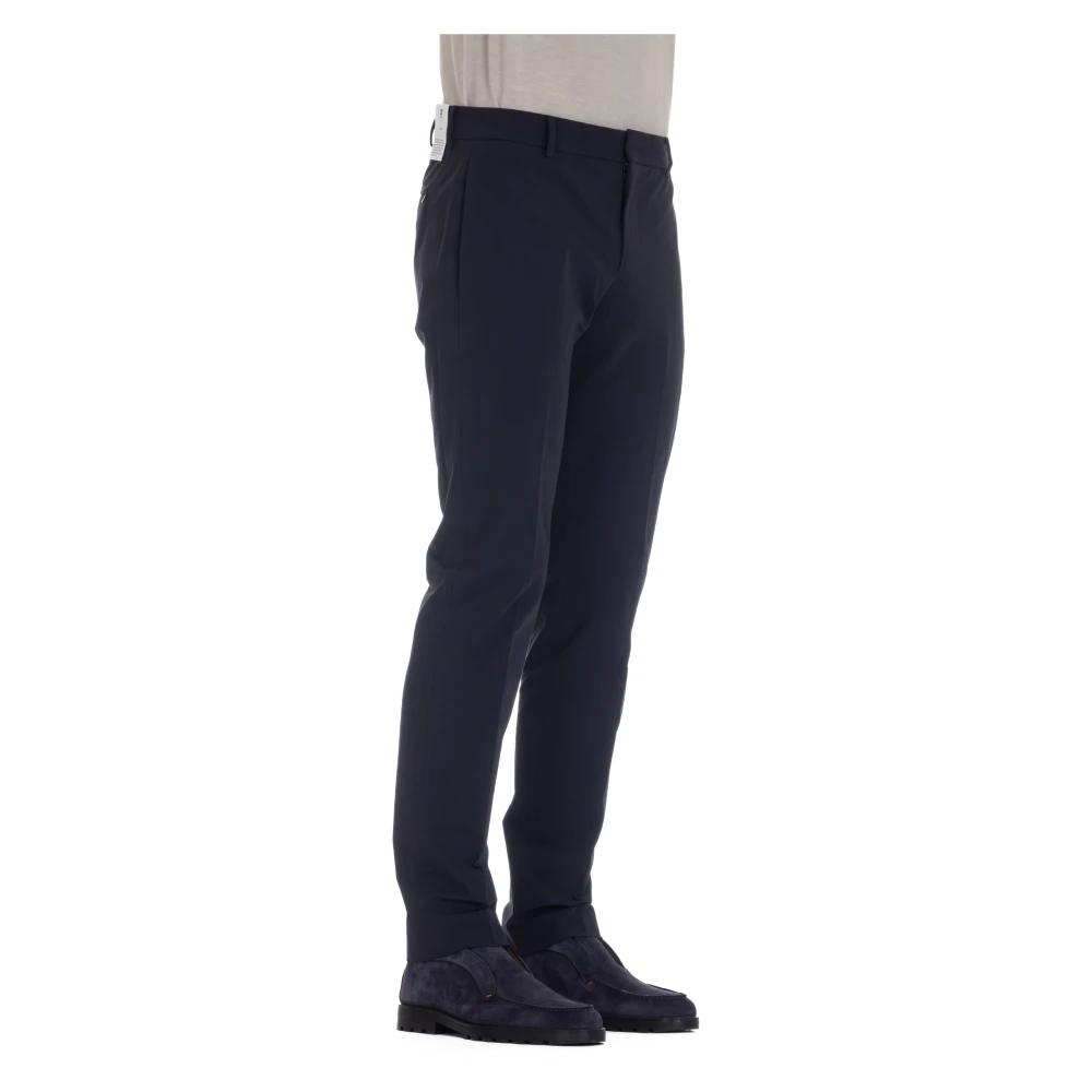 PT Torino Blauwe maatwerk broek ritssluiting Blue Heren