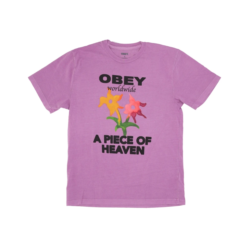 Obey Heaven Dames Pigment Tee Mulberry Paars Purple Dames