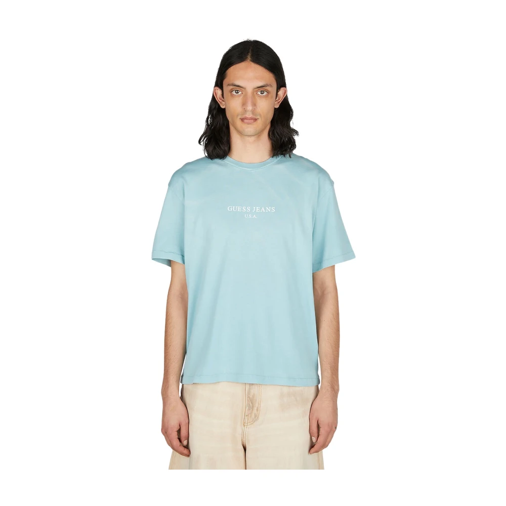 Guess - Tops > T-Shirts - Blue - Guess - Modalova