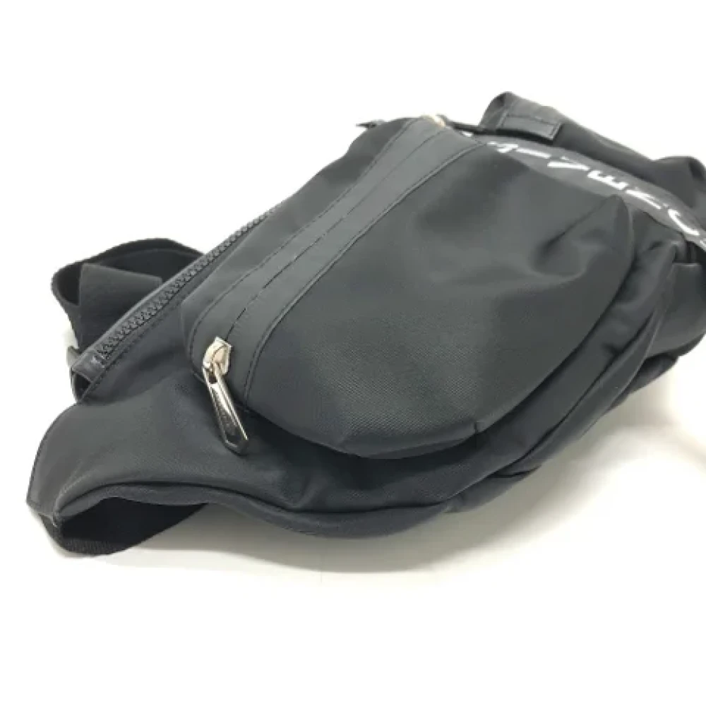 Givenchy Pre-owned Fabric crossbody-bags Black Heren