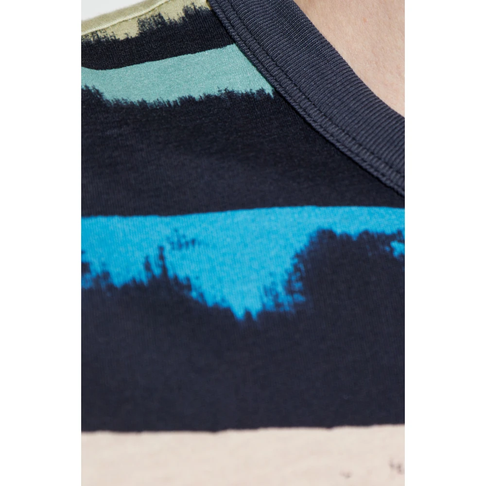PS By Paul Smith T-shirt met gestreept patroon Multicolor Heren