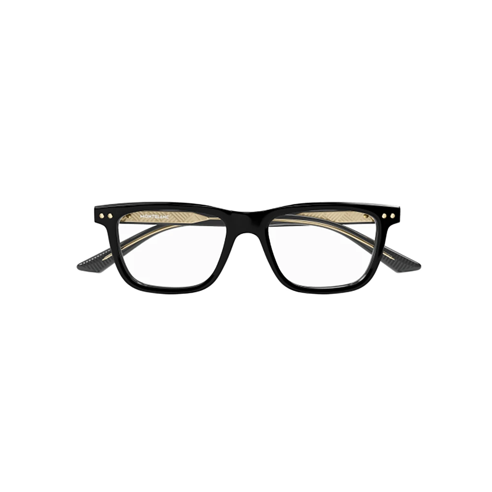 Montblanc Zwarte optische monturen voor heren Black Heren
