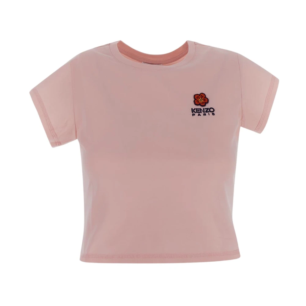Kenzo Katoenen T-shirt Pink Dames
