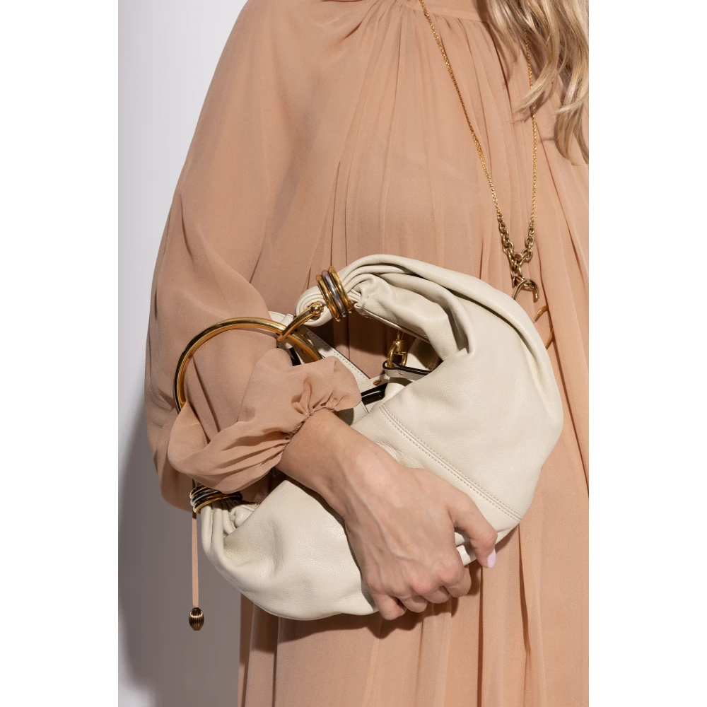 Chloé Schoudertas Armband Klein Beige Dames