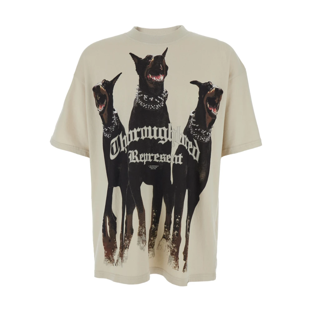 Represent Men's Beige T-Shirts, L, Thoroughbred T-Shirt