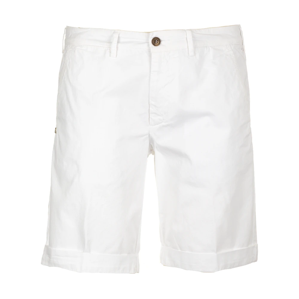 40Weft Witte Chino Bermuda Shorts White Heren