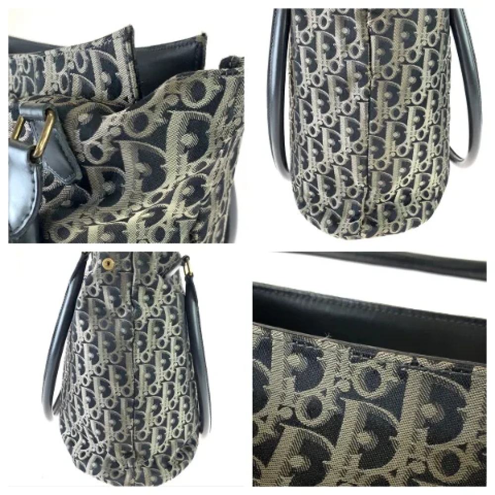 Dior Vintage Pre-owned Canvas totes Gray Dames