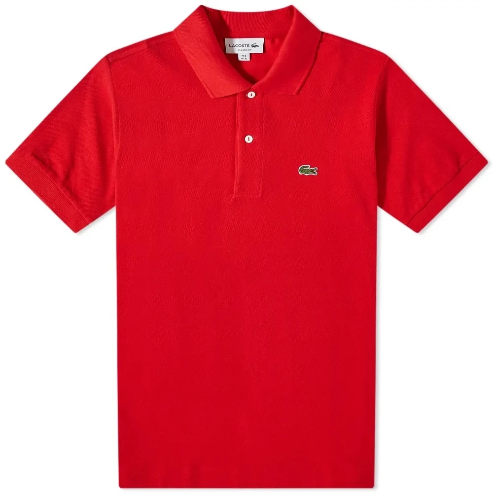 Lacoste Klassiek Poloshirt Rood Red Heren