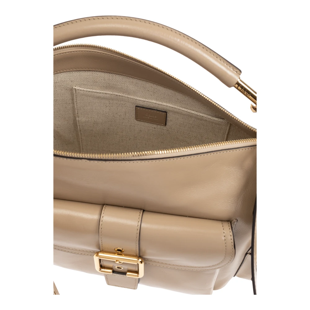 Chloé Schoudertas Camera Beige Dames