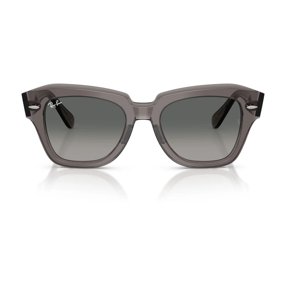 Ray-Ban Unisex Gray Sunglasses, 49 Mm, Rb 2186 Statestreet