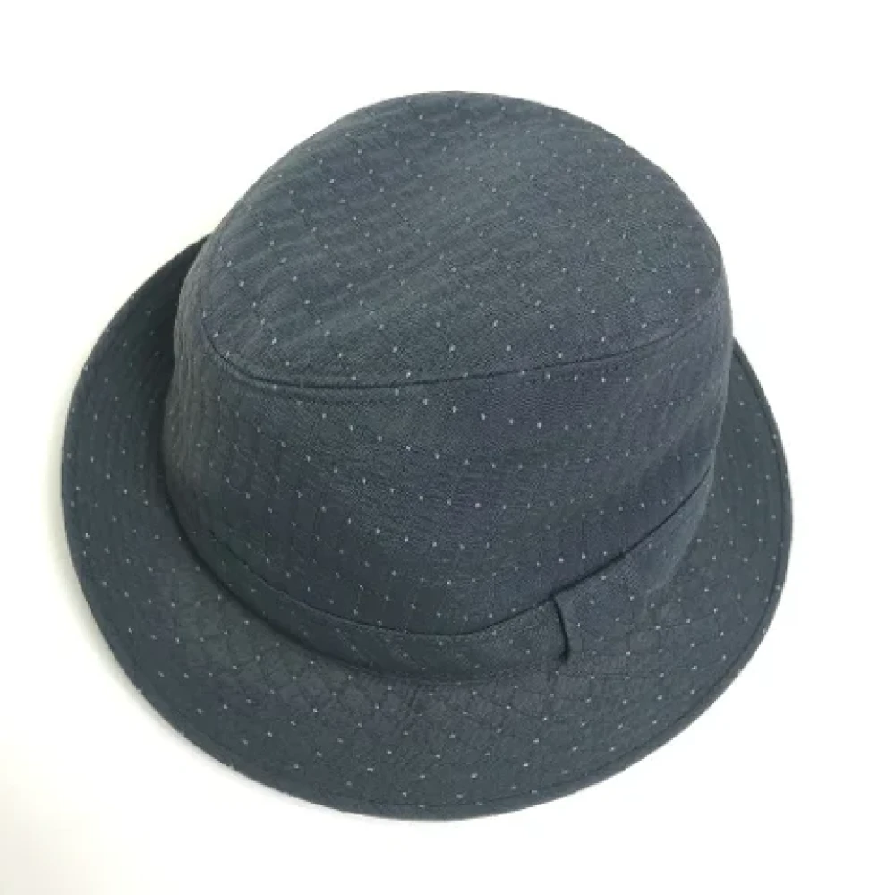 Hermès Vintage Pre-owned Cotton hats Gray Dames