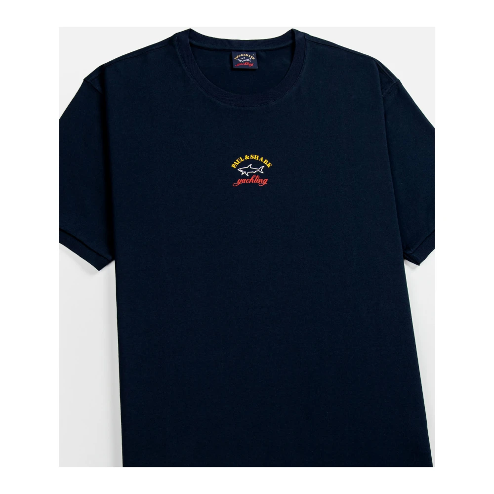 PAUL & SHARK Blauwe Overhemden Blue Heren