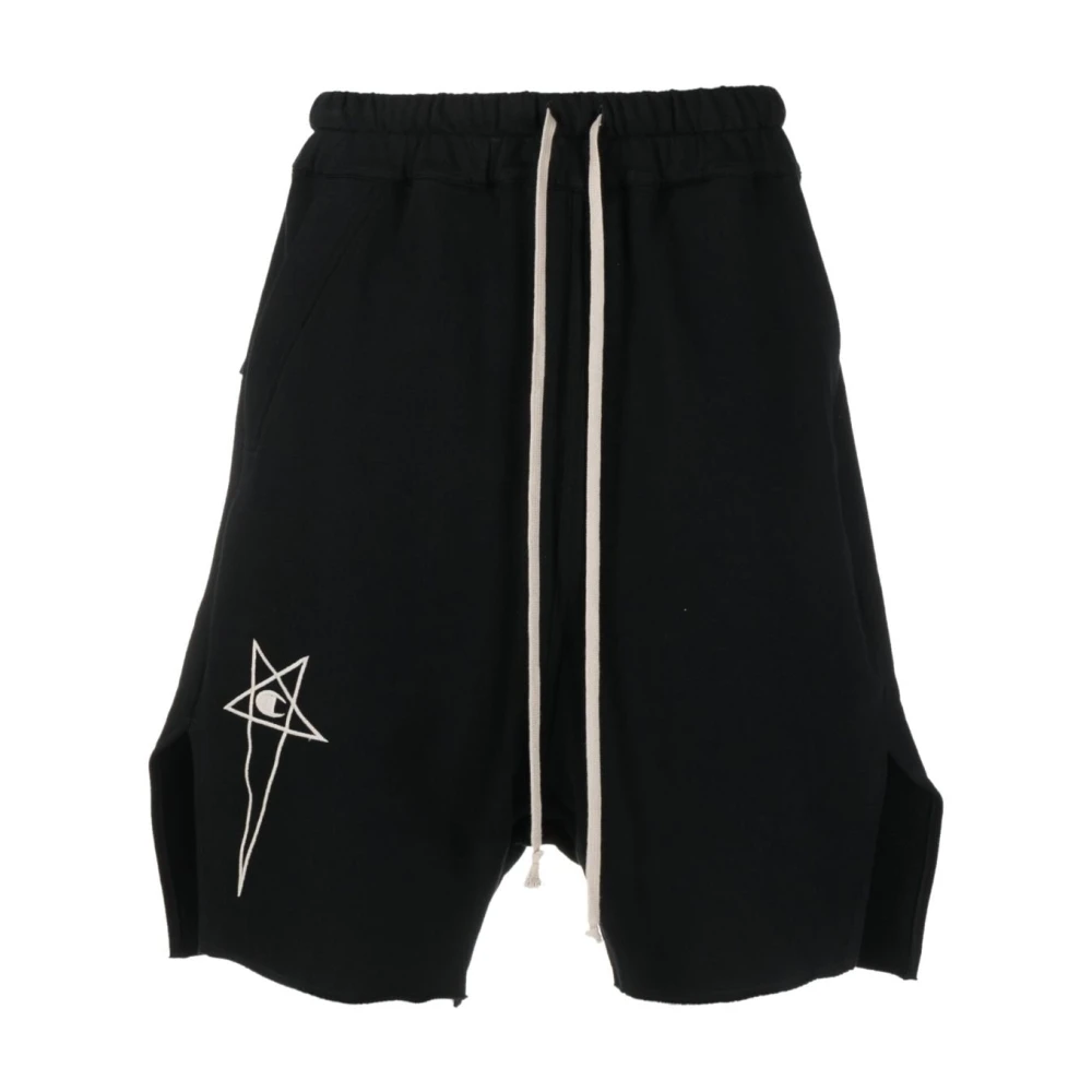 Rick Owens Zwarte Champions Shorts Upgrade je stijl! Black Heren