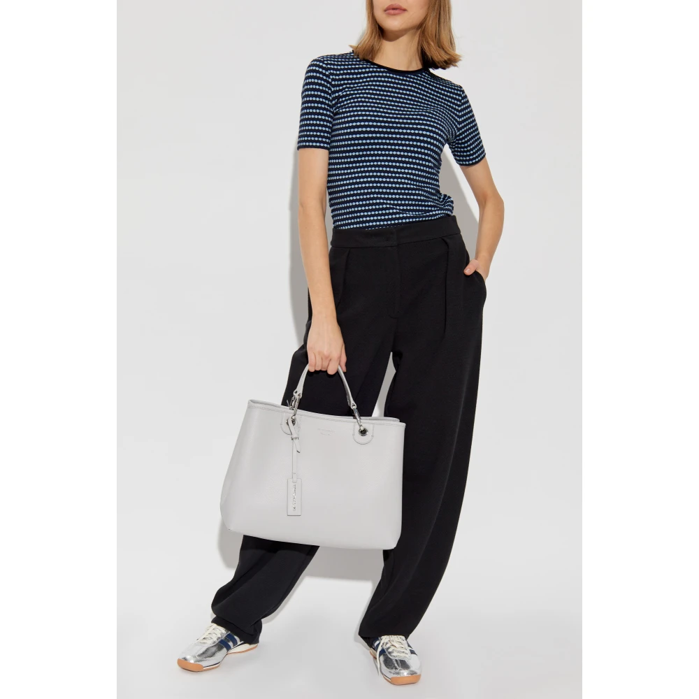 Emporio Armani T-shirt met patroon Blue Dames