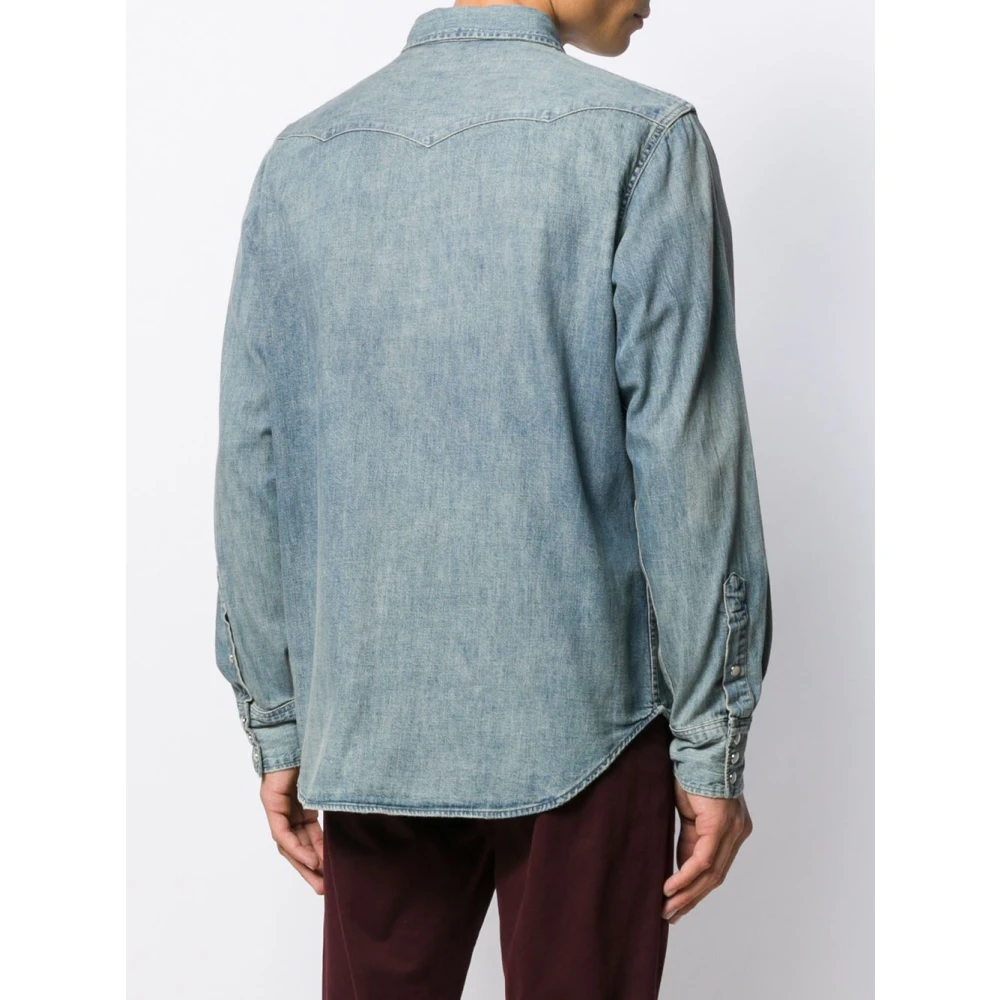 Polo Ralph Lauren Blauw Overhemd voor Mannen Blue Heren