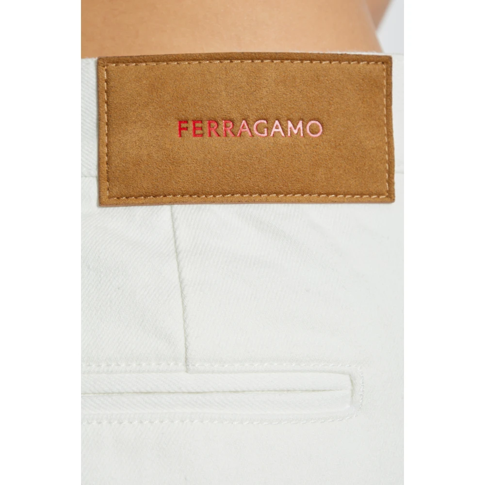 Salvatore Ferragamo Straight-leg jeans White Dames