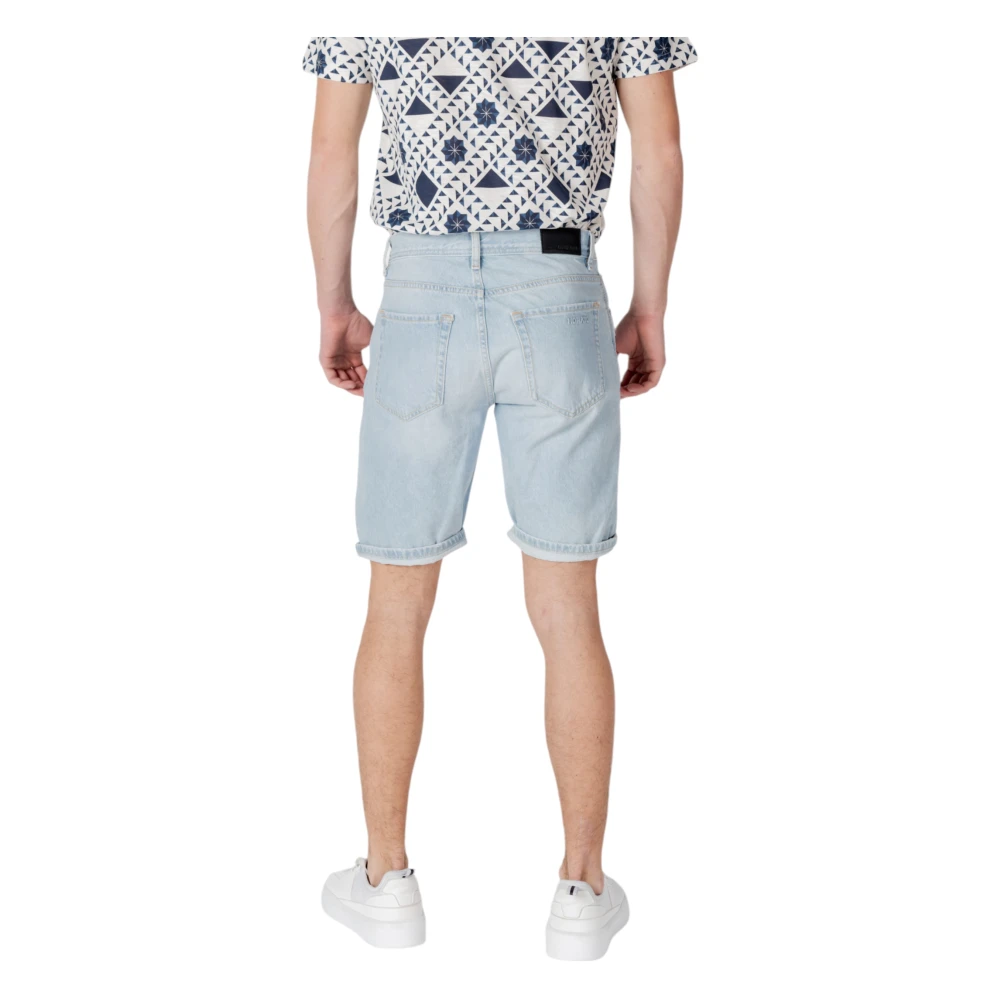 Antony Morato Katoenen Heren Bermuda Collectie Shorts Blue Heren