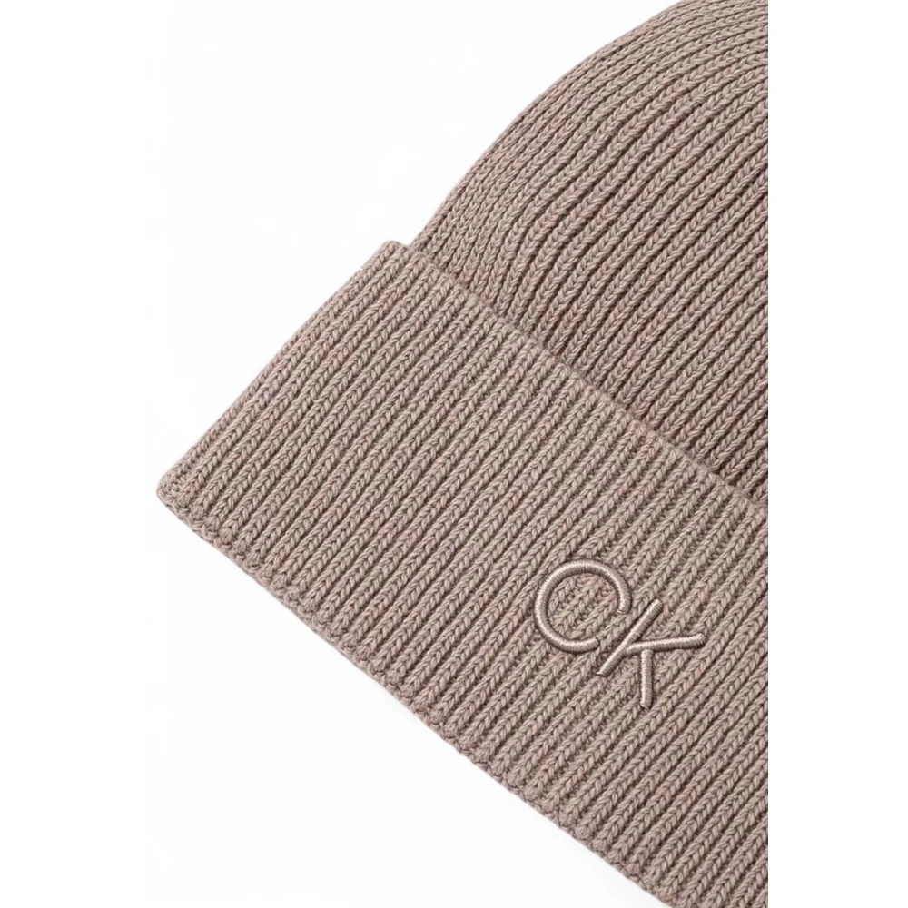 Calvin Klein Beige Wolblend Pet voor Vrouwen Beige Dames