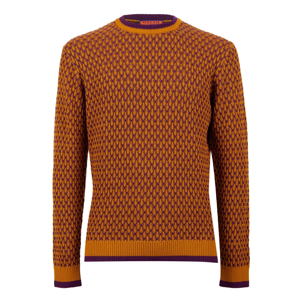 Knitwear > Round-neck Knitwear - - Gallo - Modalova
