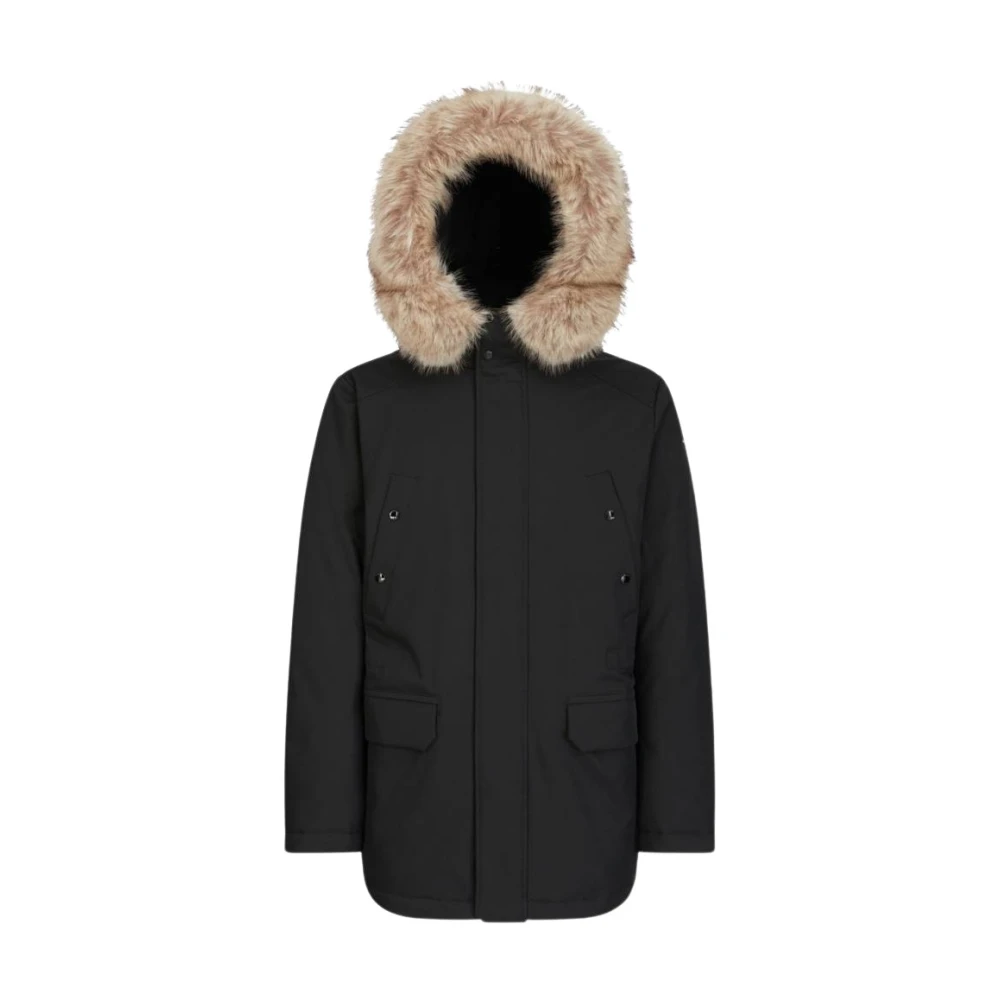 Geox Stijlvolle Winterjas voor Mannen Black Heren
