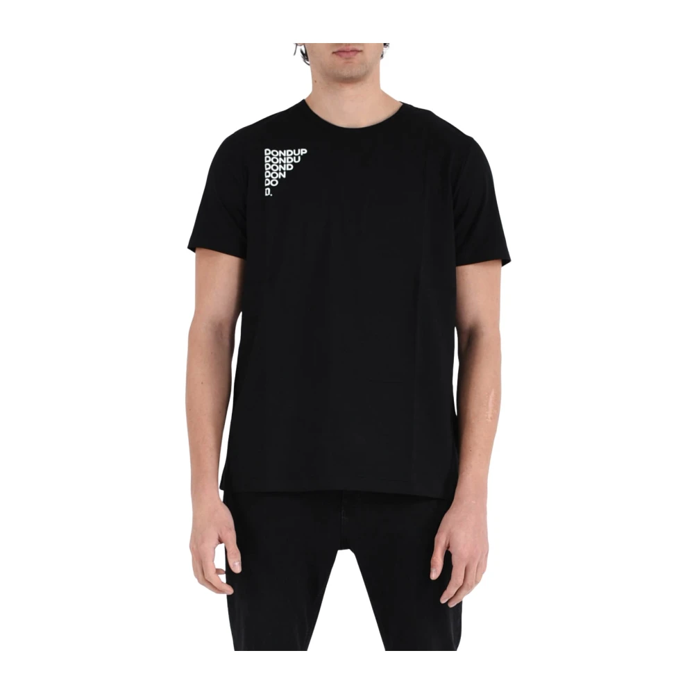 Dondup - Tops > T-Shirts - Black - Dondup - Modalova
