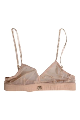 Puderrosa Nylon DG Logo Bh